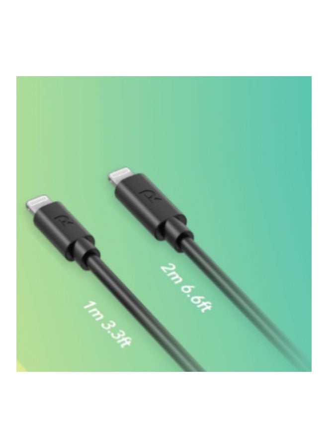 2-In-1 Cable Combo Black