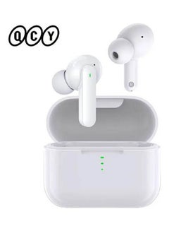 QCY T10 True Wireless Earbuds White  - Image 1