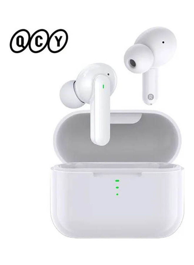 QCY - T10 True Wireless Earbuds White - Image 1