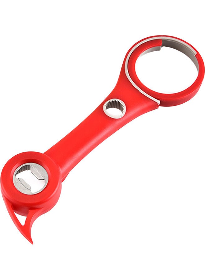 Deo King 6 In 1 Multi-Function Bottle Opener Red - Image 1