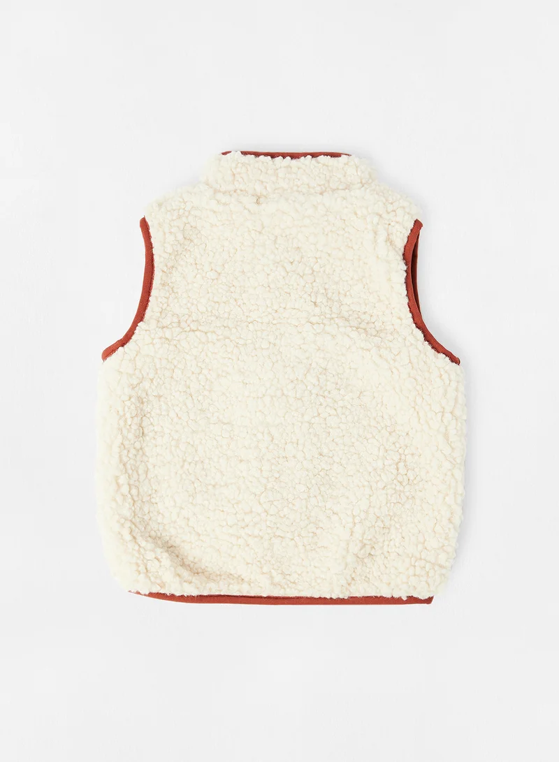 نيم ات Girls Minnie Mouse Sherpa Jacket