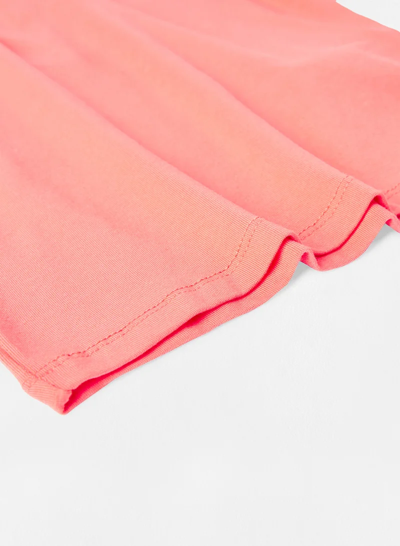 ONLY Girls Puff Sleeve Top Pink