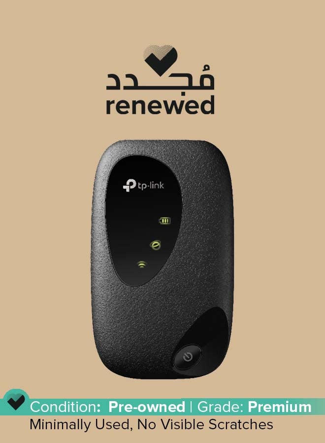 تي بي لينك تم تجديده - نقطة اتصال Wi-Fi للهاتف المحمول M7200 4G LTE بسرعة 150 ميجا بت في الثانية - Image 1