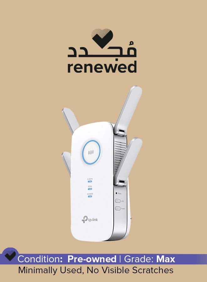 TP-LINK Renewed - RE650 AC2600 WiFi Range Extender White - Image 1
