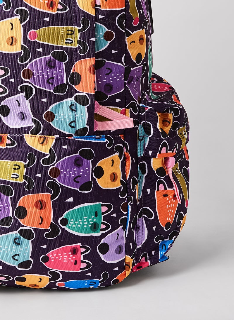 CUBS Kids Dog Print Backpack Multicolour  - Image 3