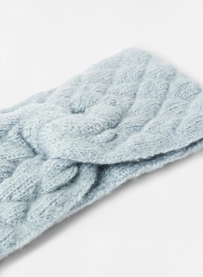 ONLY Knotted Headband Blue