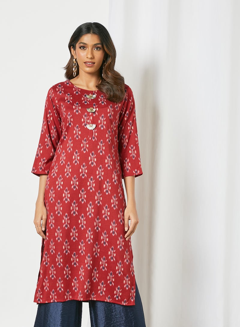 Zyna Fashion - Trendy Elegant Kurta Multicolour - Image 1