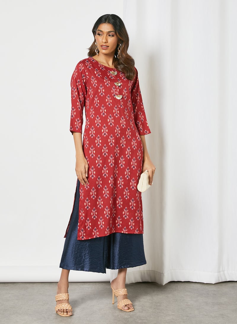 Zyna Fashion - Trendy Elegant Kurta Multicolour - Image 1