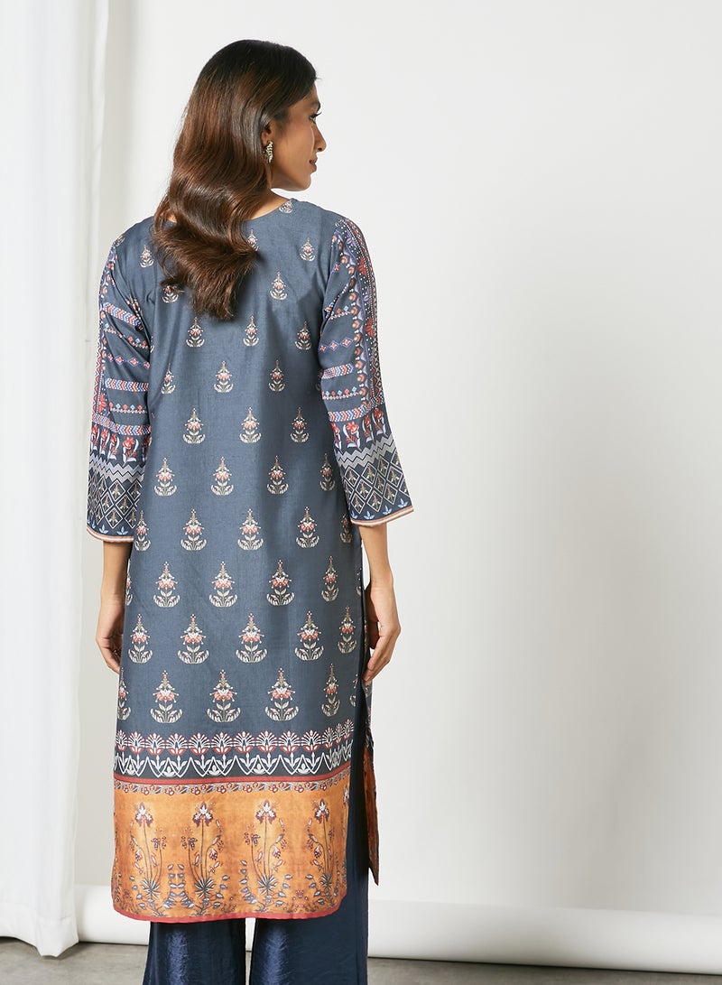 Zyna Fashion - Trendy Elegant Kurta Multicolour - Image 1