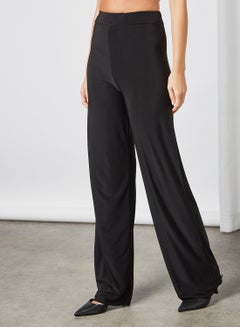 FEMME LUXE Knotted Crop Top and Pants Set (Set of 2) Black  - Image 3