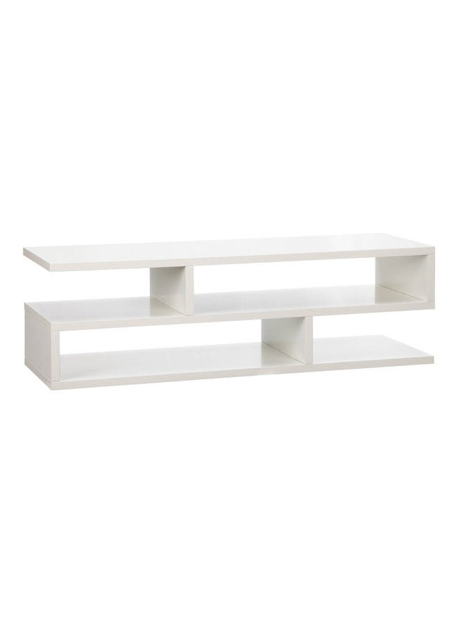 MODERN HOME - Modern TV And Coffee Table White 110x30x45cm - Image 1