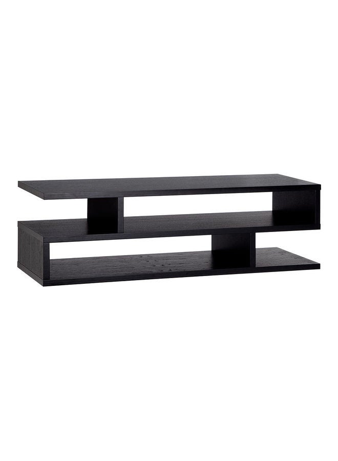MODERN HOME Modern TV And Coffee Table Black 110x30x45cm  - Image 2