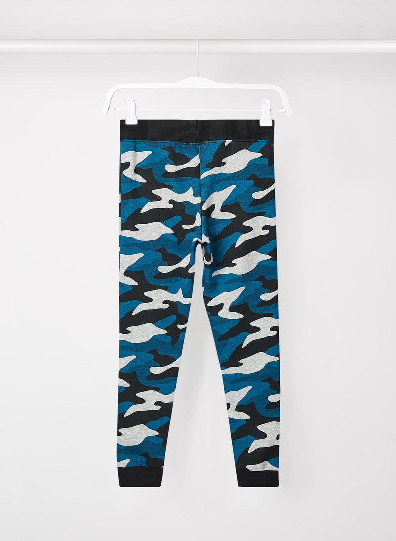 guppy - Teen All-Over Camo Sweatpants Blue - Image 1