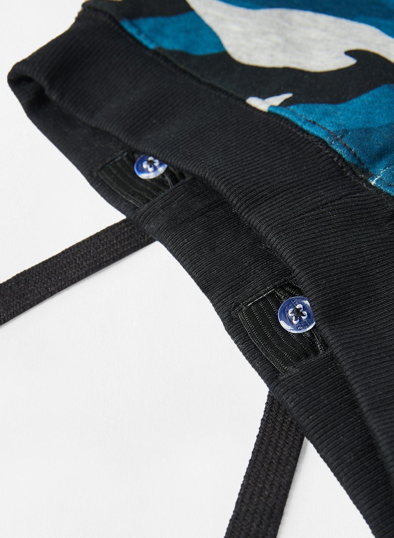 guppy - Teen All-Over Camo Sweatpants Blue - Image 1