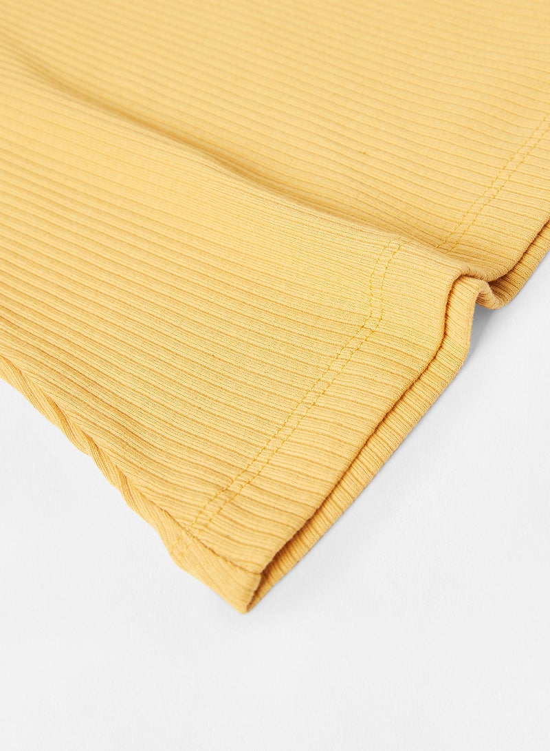 guppy Kids Ruffle Detailed Dress Golden Apricot  - Image 4