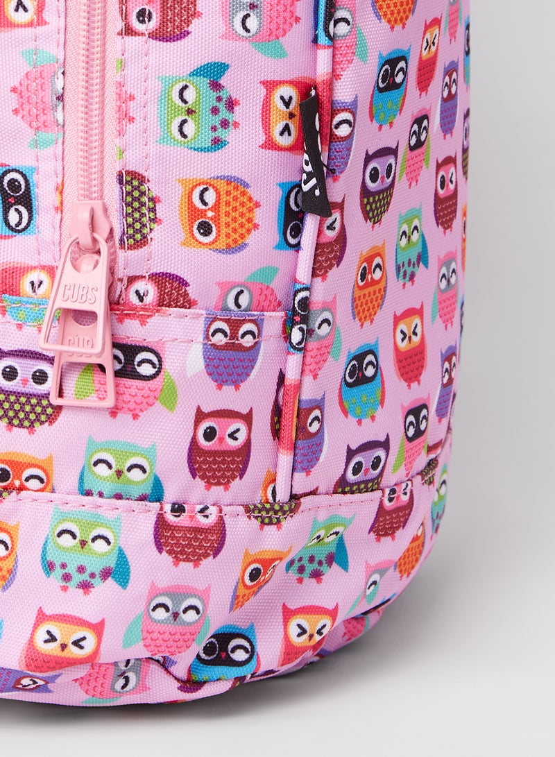CUBS Kids Happy Owls Backpack Pink  - Image 3