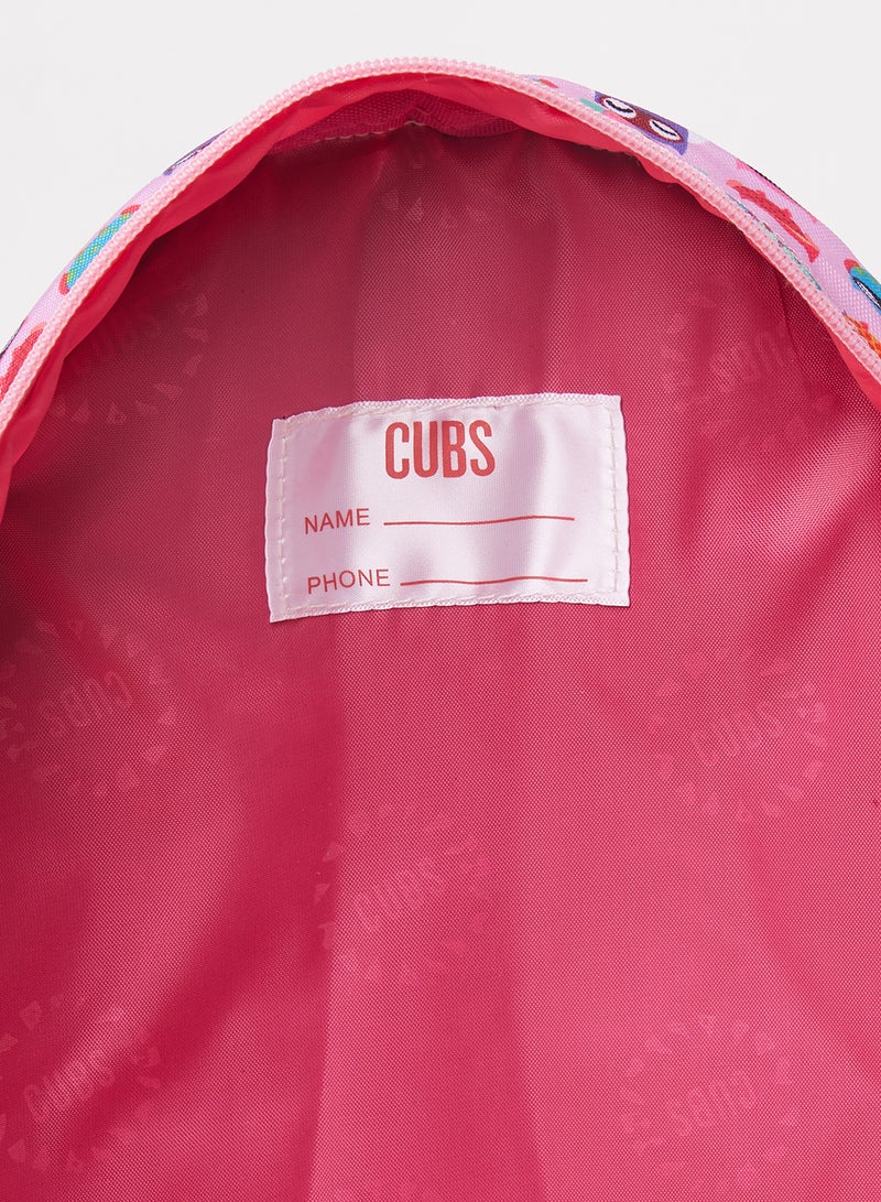 CUBS Kids Happy Owls Backpack Pink  - Image 4