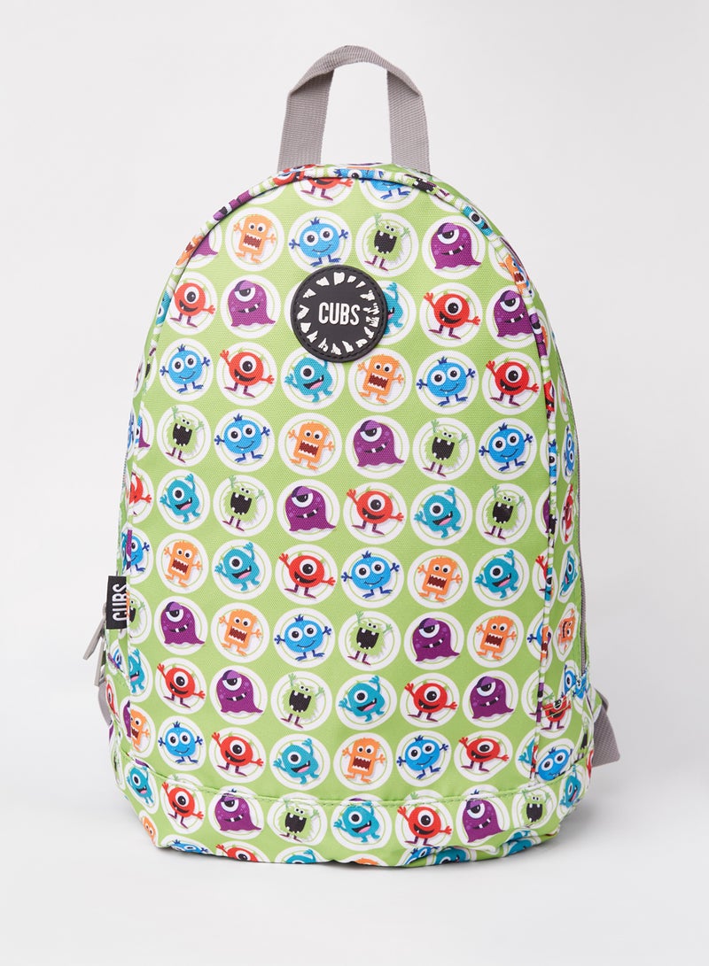 CUBS Kids Baby Monsters Backpack Green Multi  - Image 1