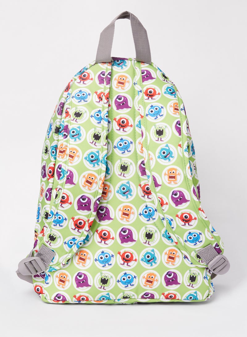 CUBS Kids Baby Monsters Backpack Green Multi  - Image 2