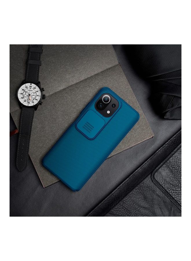 Nillkin CamShield Case with Slide Camera Cover For Xiaomi 11 Lite 4G / 5G blue - Image 4