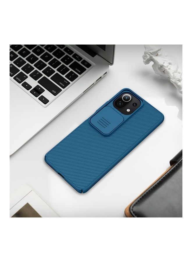 Nillkin CamShield Case with Slide Camera Cover For Xiaomi 11 Lite 4G / 5G blue - Image 5
