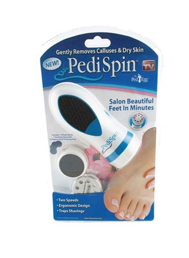 بيدي سبين أداة إزالة أنسجة الجلد الميت والبشرة الجافة أبيض/أسود/أزرق - Image 3