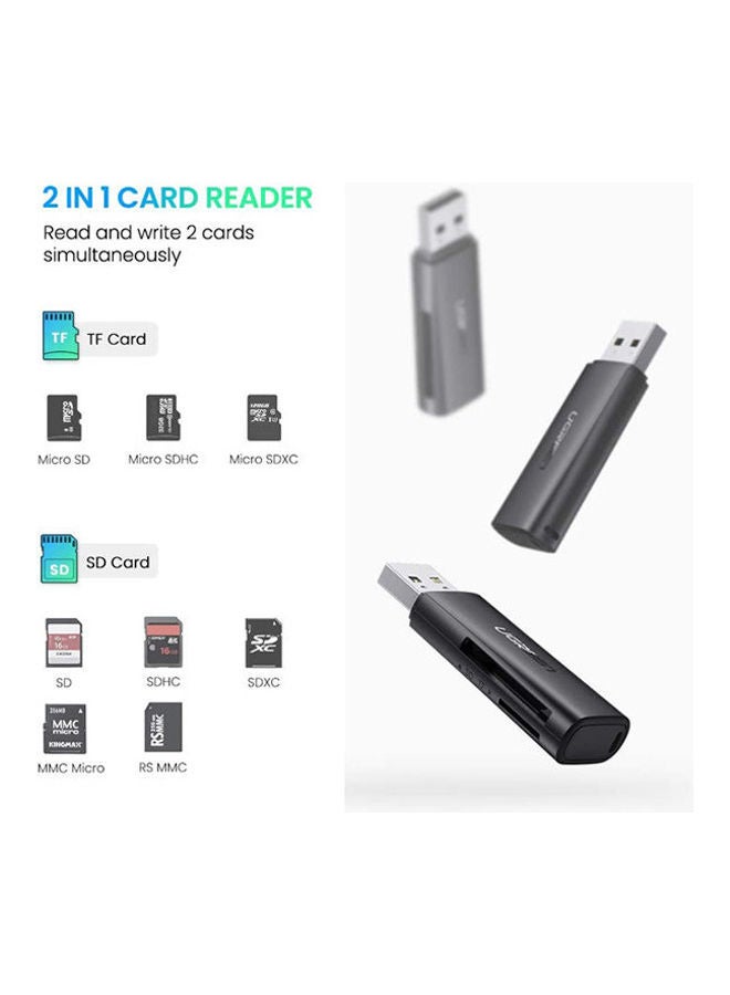 USB3.0 Multifunction Card Reader Black