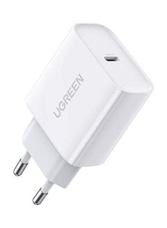 Fast Charging Power Adapter With Pd 20W Eu White