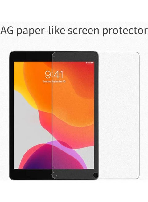 AG Paper-Like Screen Protector For Apple iPad iPad 10.2 / iPad 10.2 2020, 8th Generation transparent