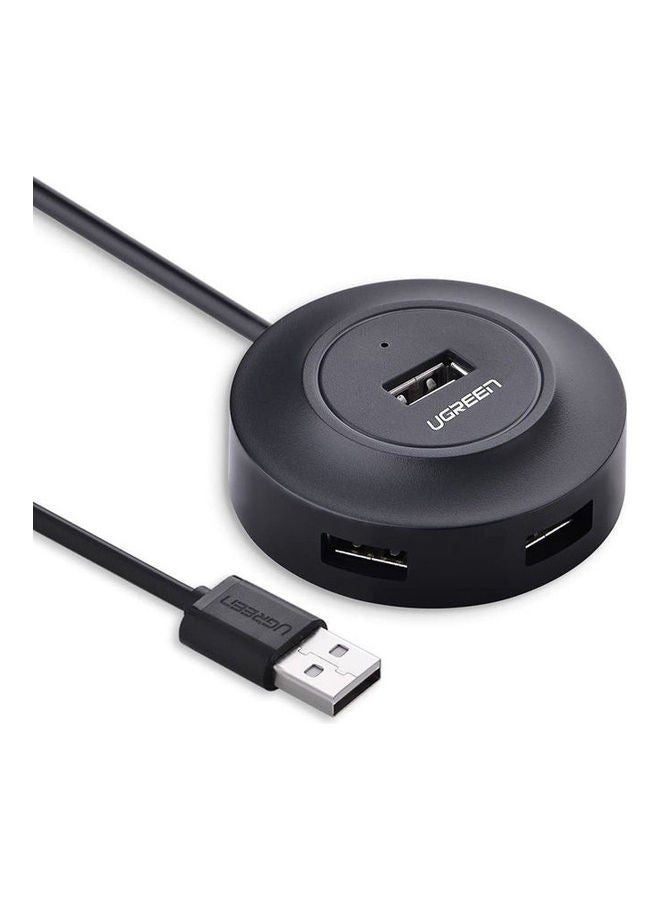 Ugreen - Usb 2.0 Hub 4 Ports 1M Black - Image 1