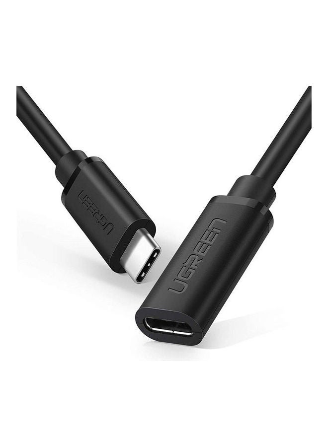 Ugreen Usb Type C Male To Female Extension Cable 0.5M Black 