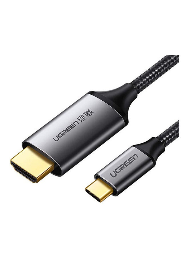 Ugreen USB-C to HDMI Male to Male Cable Aluminum Shell 1.5m Black  - Image 1