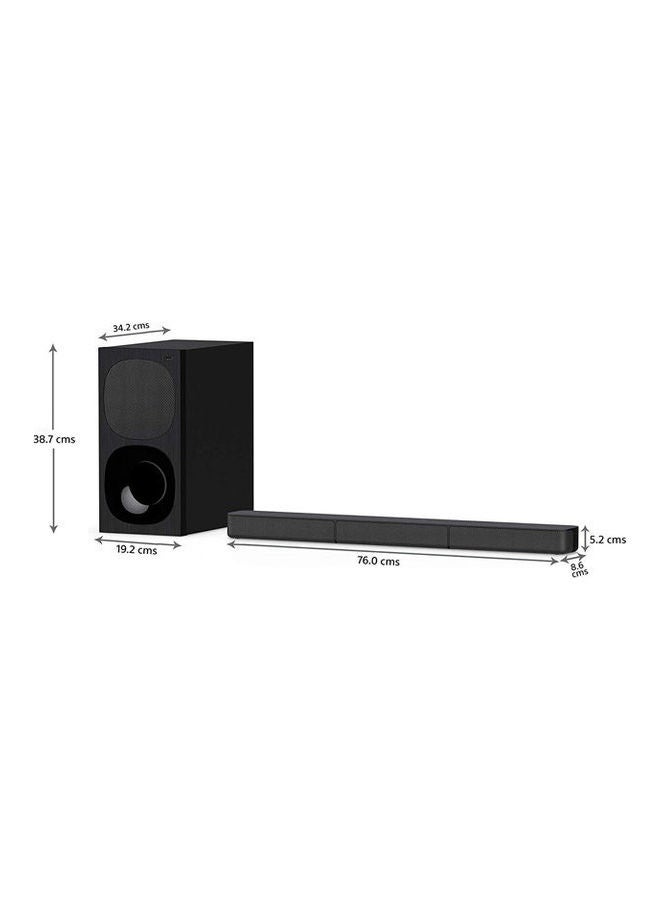 Sony - Wireless Bluetooth Soundbar With Dolby Digital HT-S20R Black - Image 1