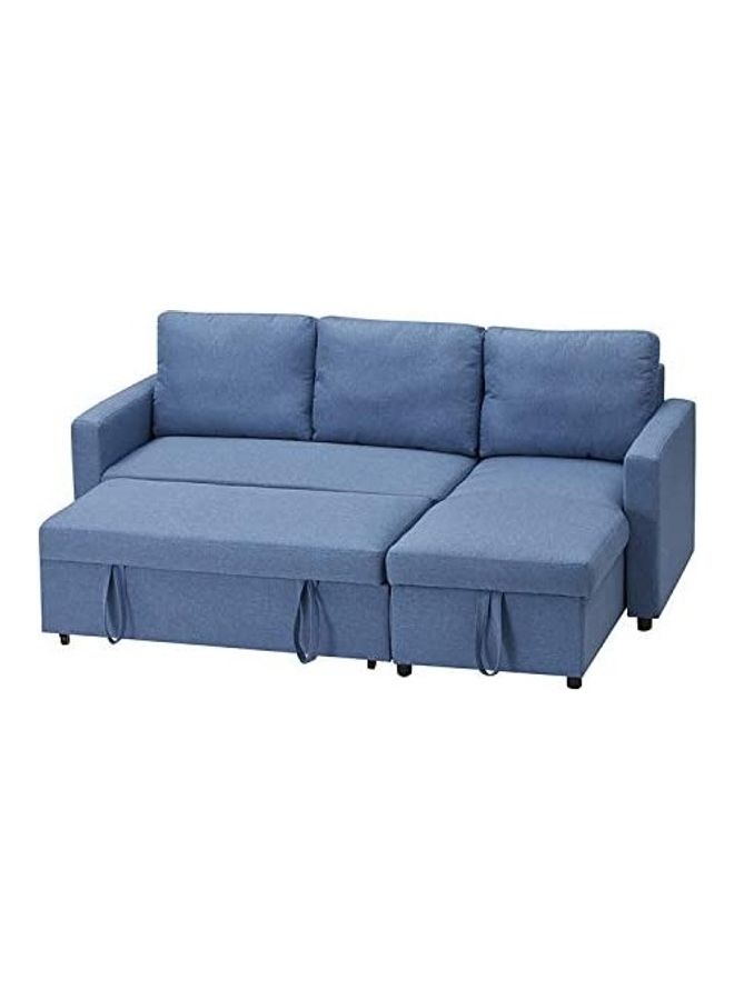 Boom Dewan Sofa Cum Bed Convertible Sofa With Cution 3 Seaters Blue 210x150x75cm - v1633149335/N51183798A_4