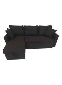 Boom Dewan Sofa Cum Bed With Cution Black 210x150x75cm