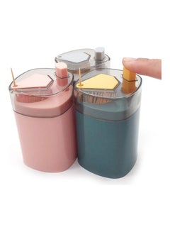 Generic Automatic Pop-up Toothpick Holder Dispenser Grey 5x8.5cm  - Image 2