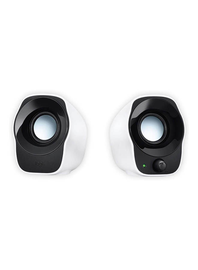 Logitech - Stereo Speakers Z120, Usb Powered 980-000524 White - Image 1