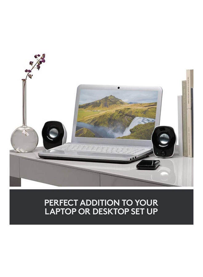 Logitech - Stereo Speakers Z120, Usb Powered 980-000524 White - Image 1