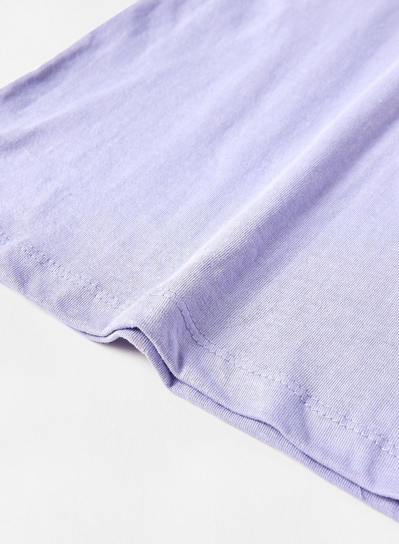 RAHA Boys Colourblock T-Shirt Purple  - Image 4