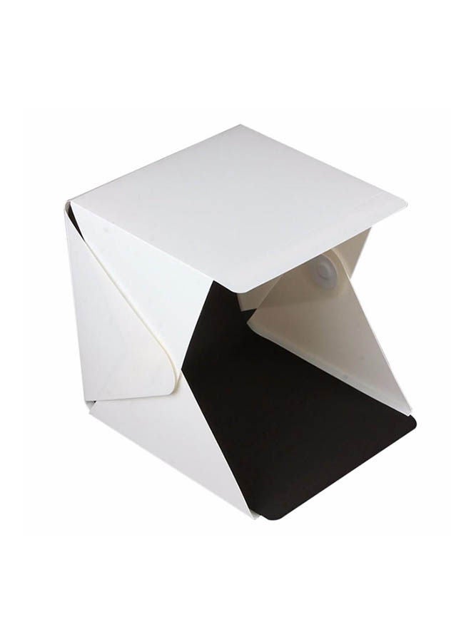 Generic Portable Mini Photo Studio Box Photography Backdrop Built-In Light Photo Box 8.5X1.9cm White  - Image 2