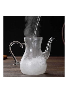 Lushh Heat Resistant Borosilicate Arabic Style Glass Teapot Clear 1000ml  - Image 4