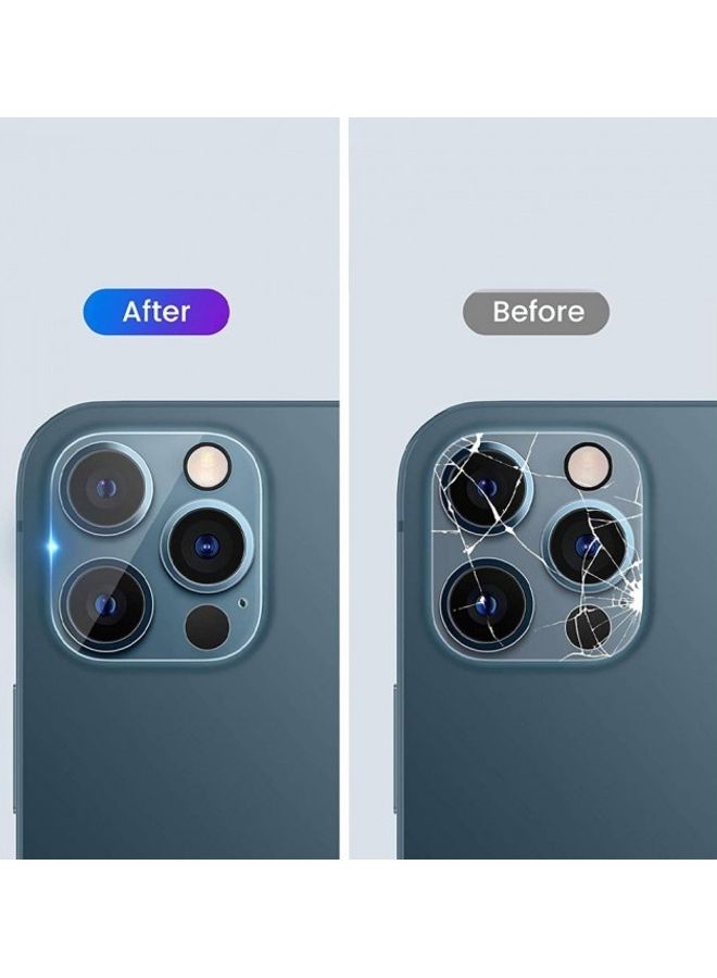 MARGOUN 2-Pack Camera Lens Protector Glass For iPhone 13 Pro clear  - Image 5