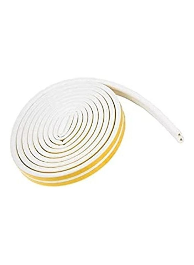 Soundproof Self Adhesive Foam Strip For Window And Door White/Gold 5meter