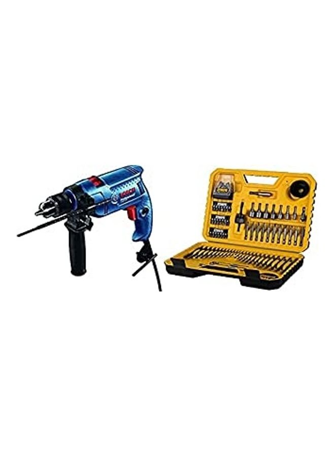 100-Piece Drill Machine Bit Set Grey