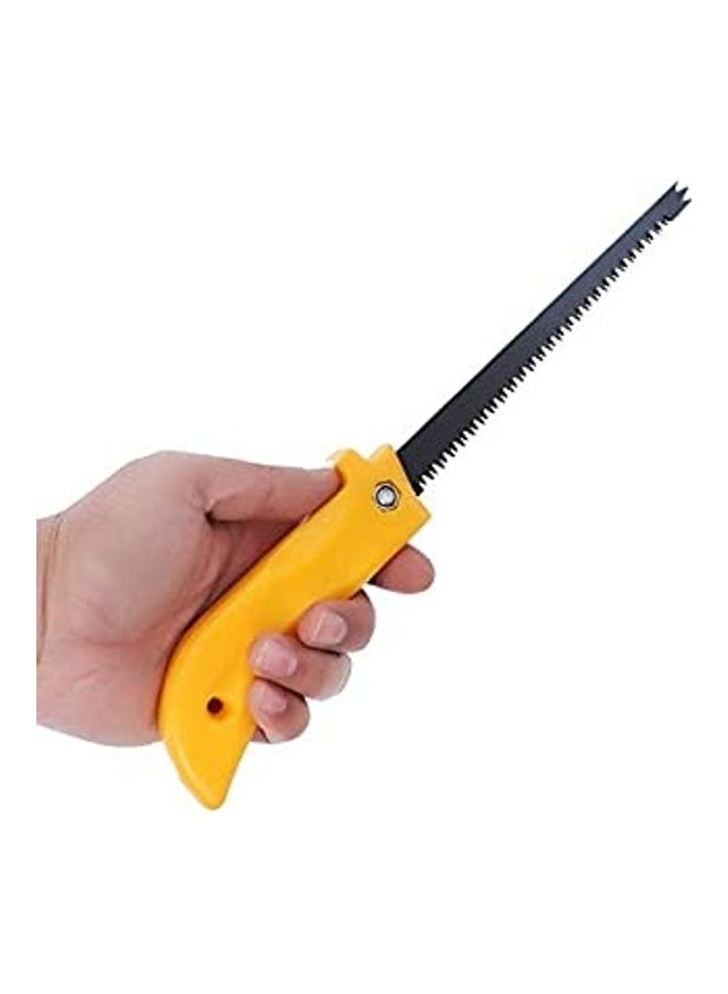 2-In-1 Gypsum And Wood Board Saw Yellow/Black 6inch 