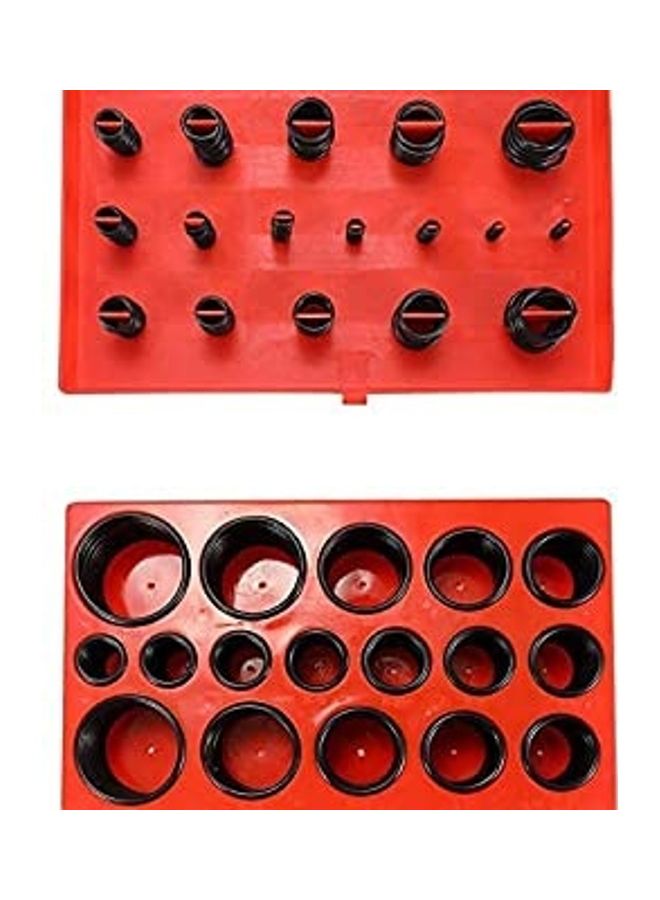 419-Piece Seal Oil Resistance O-Ring Kit Black