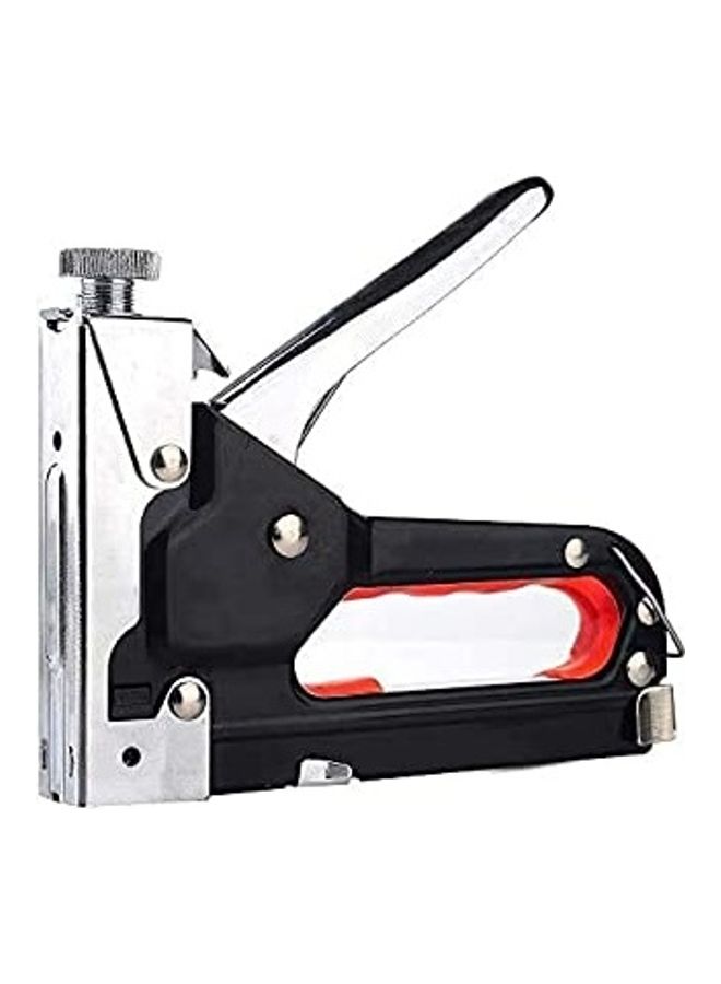 Generic - 3-In-1 Heavy Duty Upholstery Stapler Gun With Staple Black/Silver/Red 7inch - Image 1
