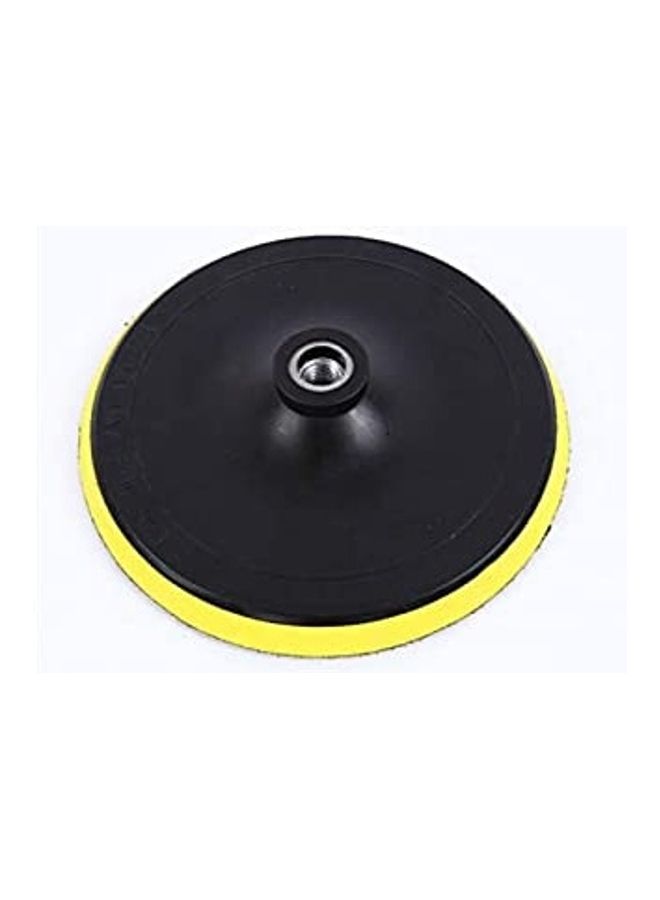 Valcro Type Sanding Pad Black/Yellow 4inch