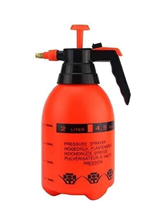 Hand Held Garden Sprayer Pump Red/Black 2Liters - Image 1