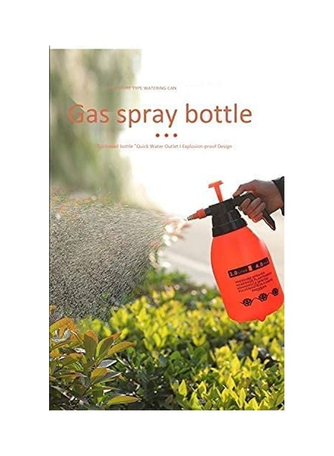 Hand Held Garden Sprayer Pump Red/Black 2Liters - Image 2